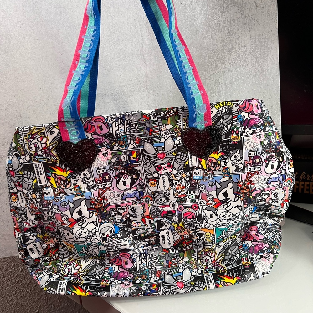 Tokidoki Colorful Graphic Tote Bag
